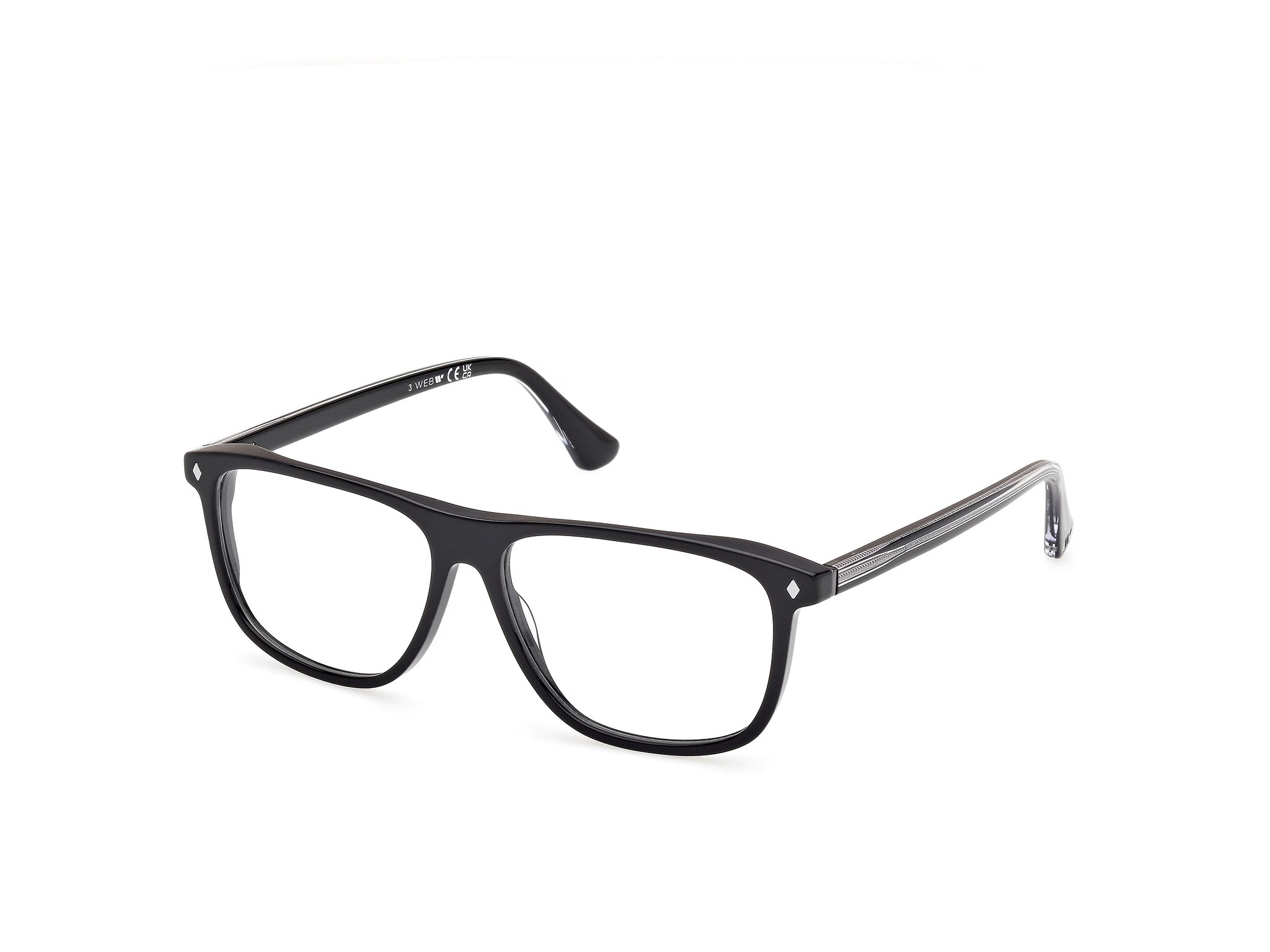 0889214576743 - Herren WE5456 005 Optische Fassungen Acetat Schwarz  Quadratisch Normal