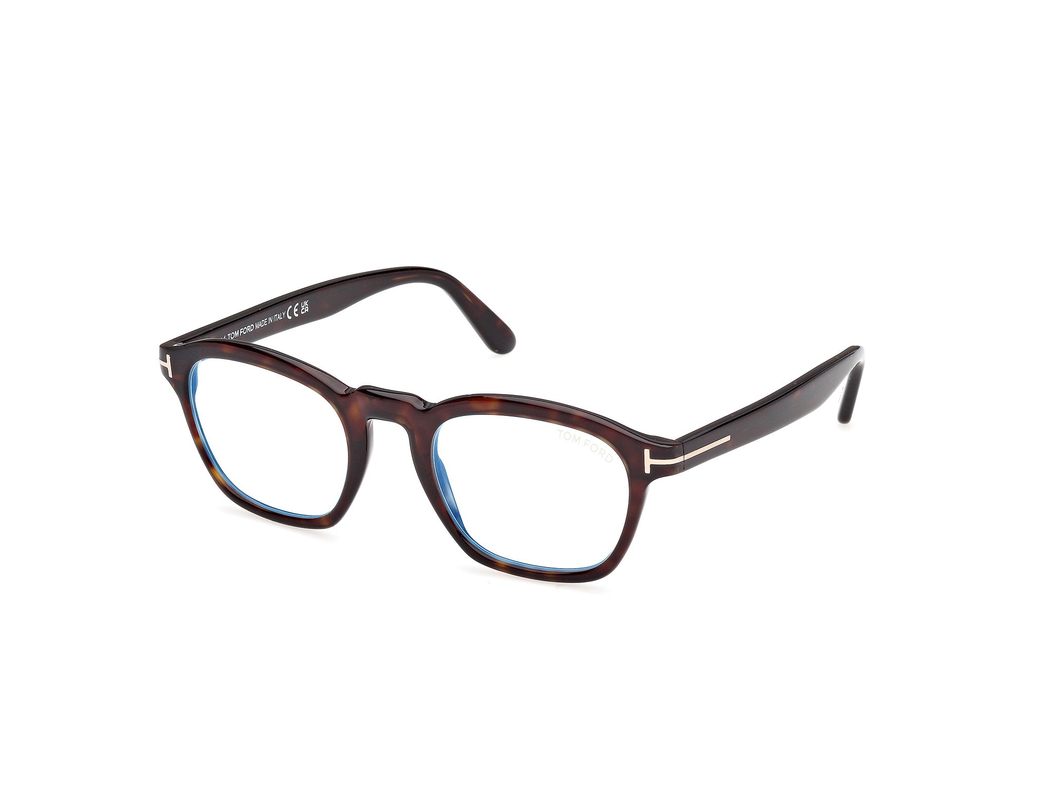 0889214578037 - TOM FORD Herren TOM FORD FT6033-B 052 Optische Fassungen Acetat Havanna  Rund Normal