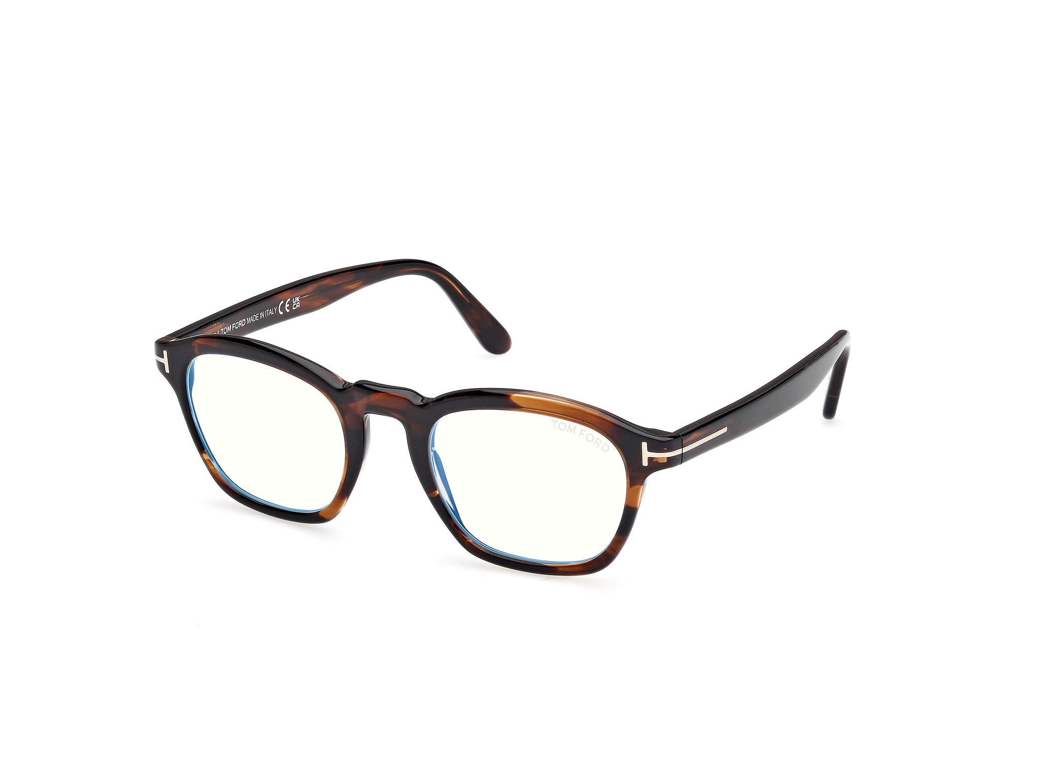 0889214578044 - TOM FORD Herren TOM FORD FT6033-B 056 Optische Fassungen Acetat Havanna  Rund Normal