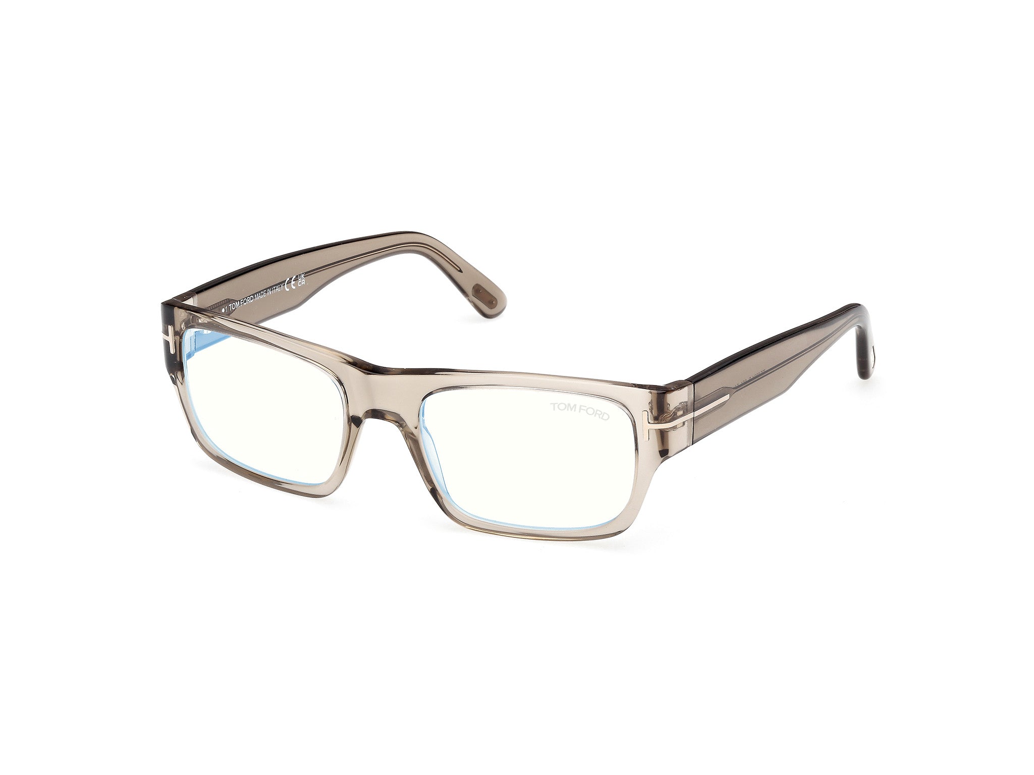 0889214578075 - TOM FORD Herren TOM FORD FT6034-B 051 Optische Fassungen Acetat Grau  Quadratisch Normal