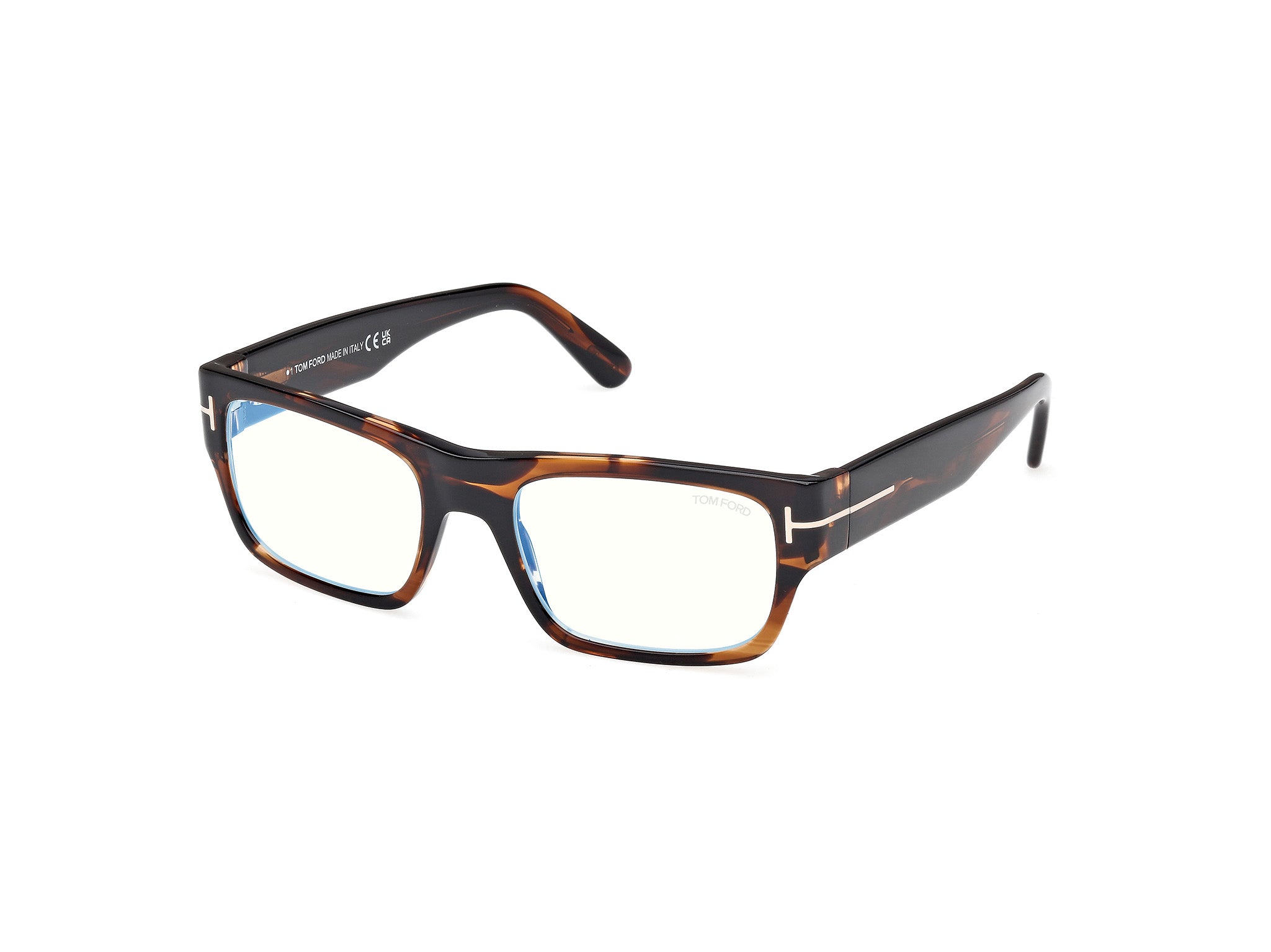 0889214578099 - TOM FORD Herren TOM FORD FT6034-B 056 Optische Fassungen Acetat Havanna  Quadratisch Normal