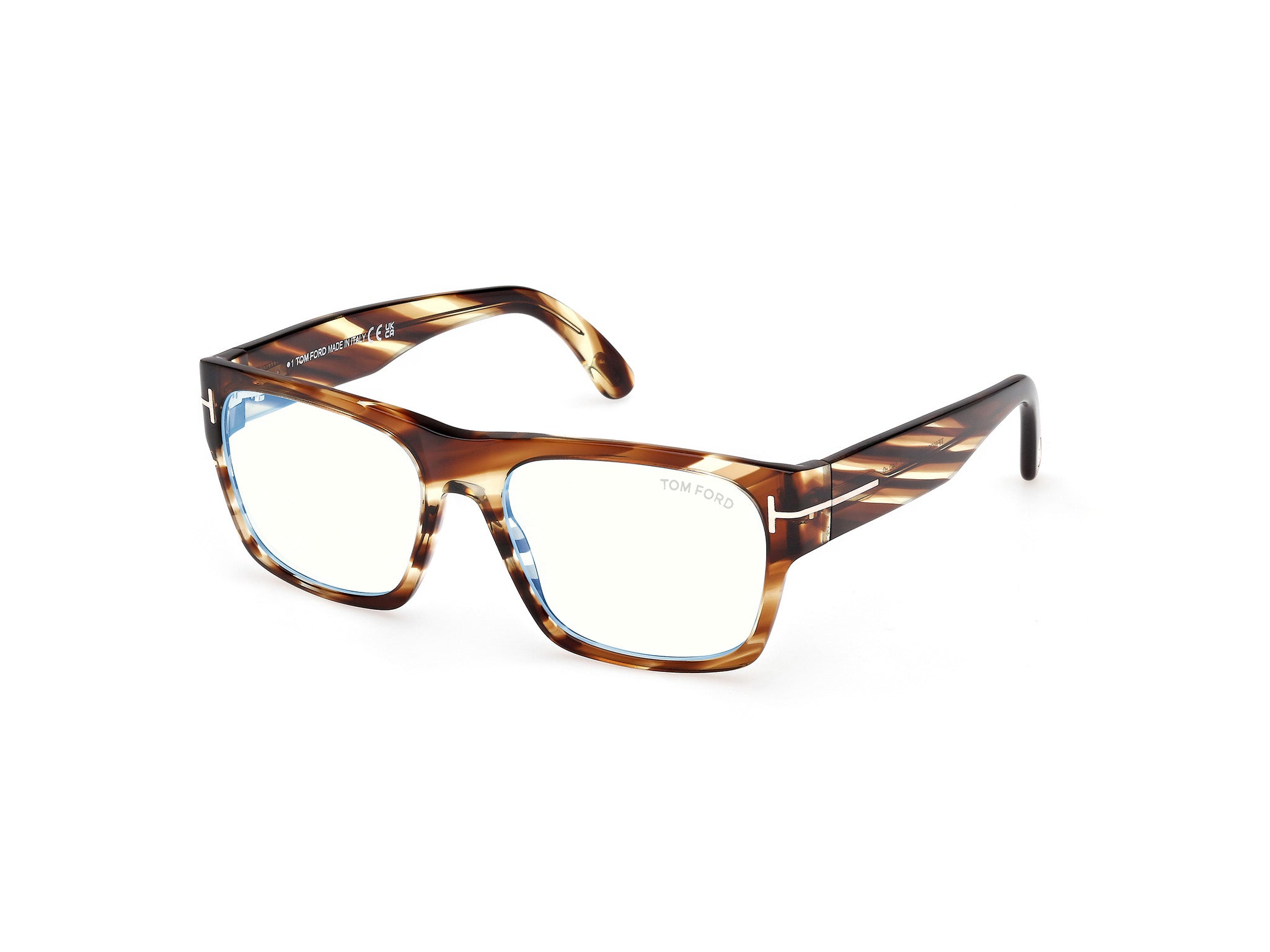 0889214578129 - TOM FORD Herren TOM FORD FT6035-B 055 Optische Fassungen Acetat Havanna  Quadratisch Normal