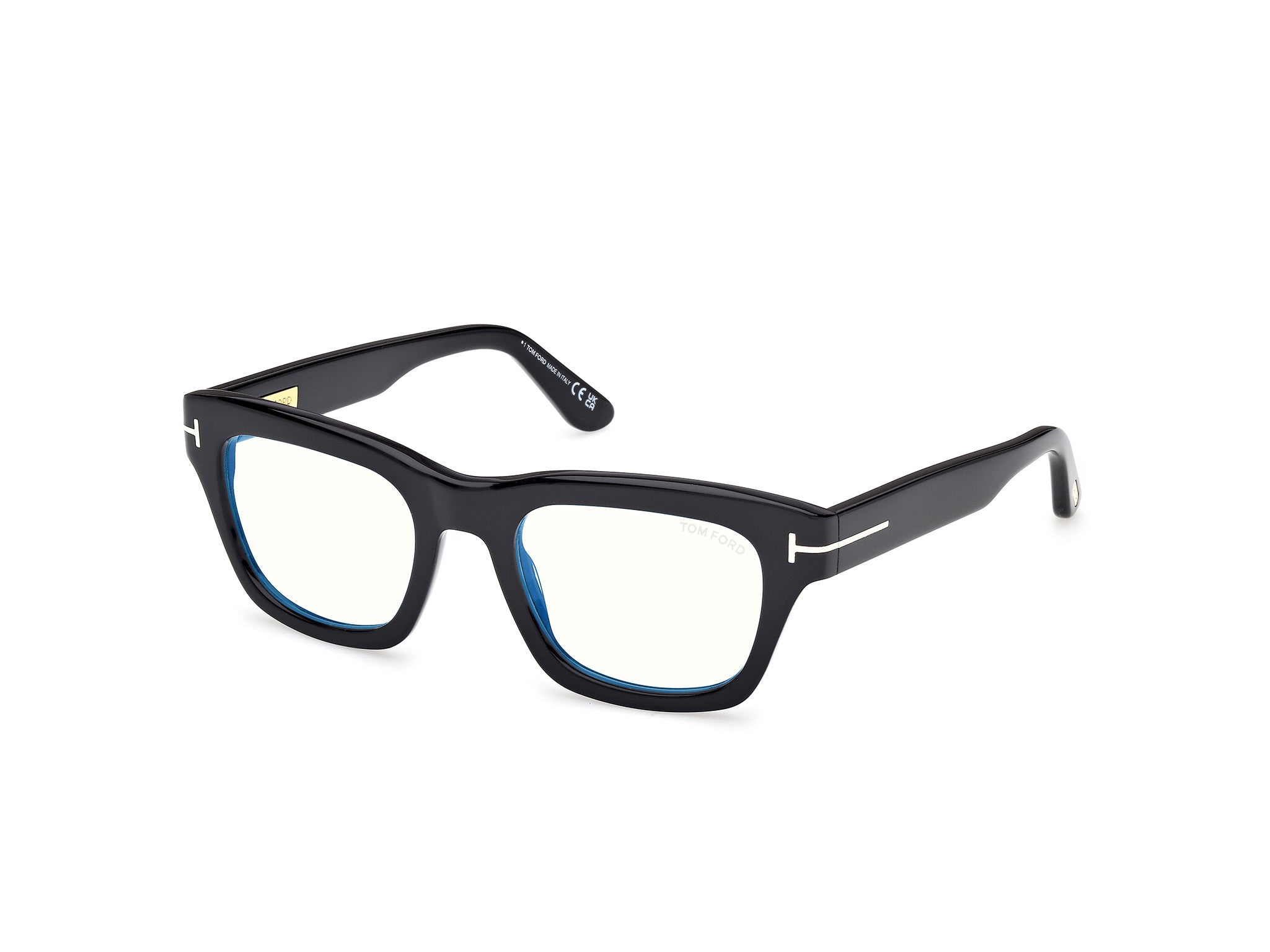 0889214578143 - TOM FORD Unisex FT6036-B 1 Rahmen von BRILLEN Acetat Schwarz  Quadratisch Normal