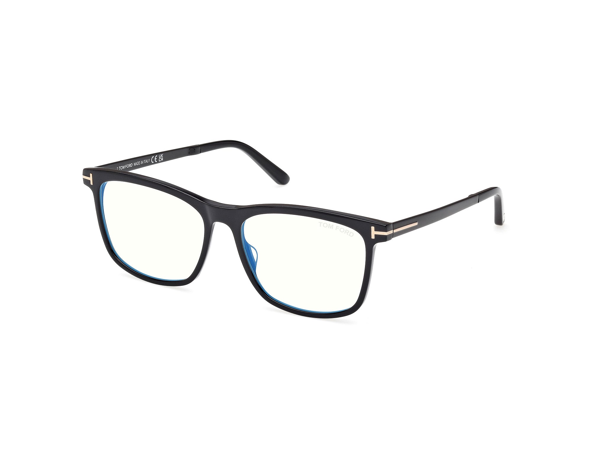 0889214578228 - TOM FORD Herren TOM FORD FT6038-B 001 Optische Fassungen Acetat Schwarz  Quadratisch Normal
