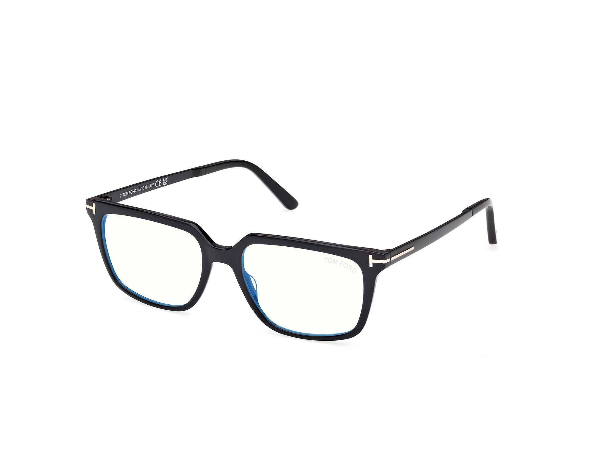 0889214578280 - TOM FORD Herren TOM FORD FT6039-B 001 Optische Fassungen Acetat Schwarz  Quadratisch Normal