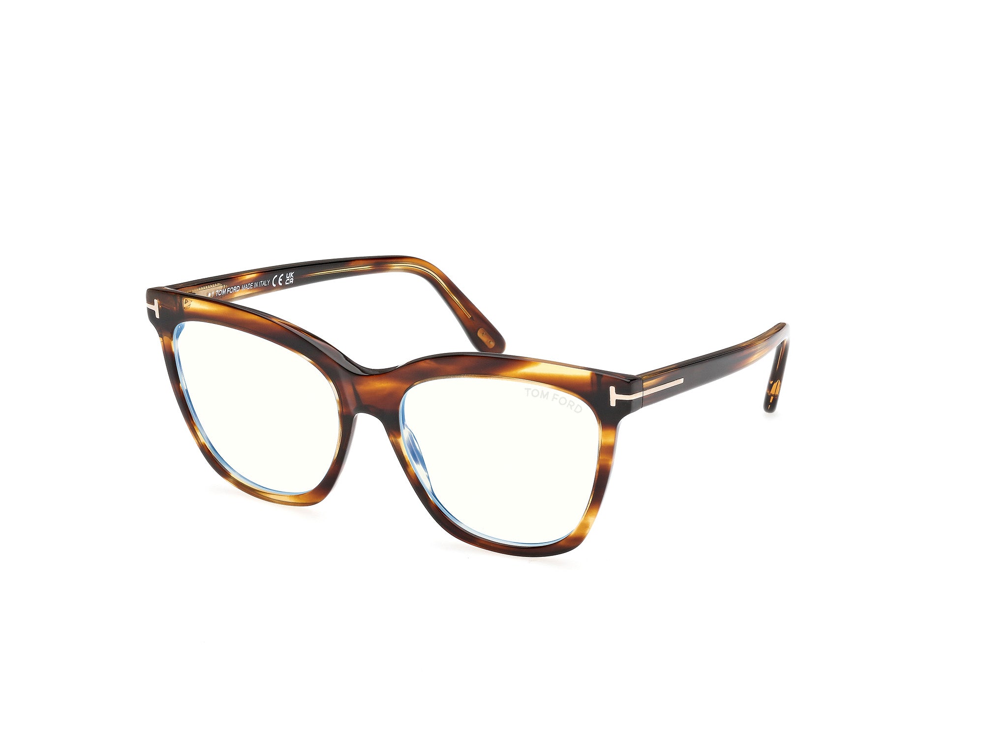 0889214578389 - TOM FORD Damen TOM FORD FT6042-B 055 Optische Fassungen Acetat Havanna  Schmetterling Normal