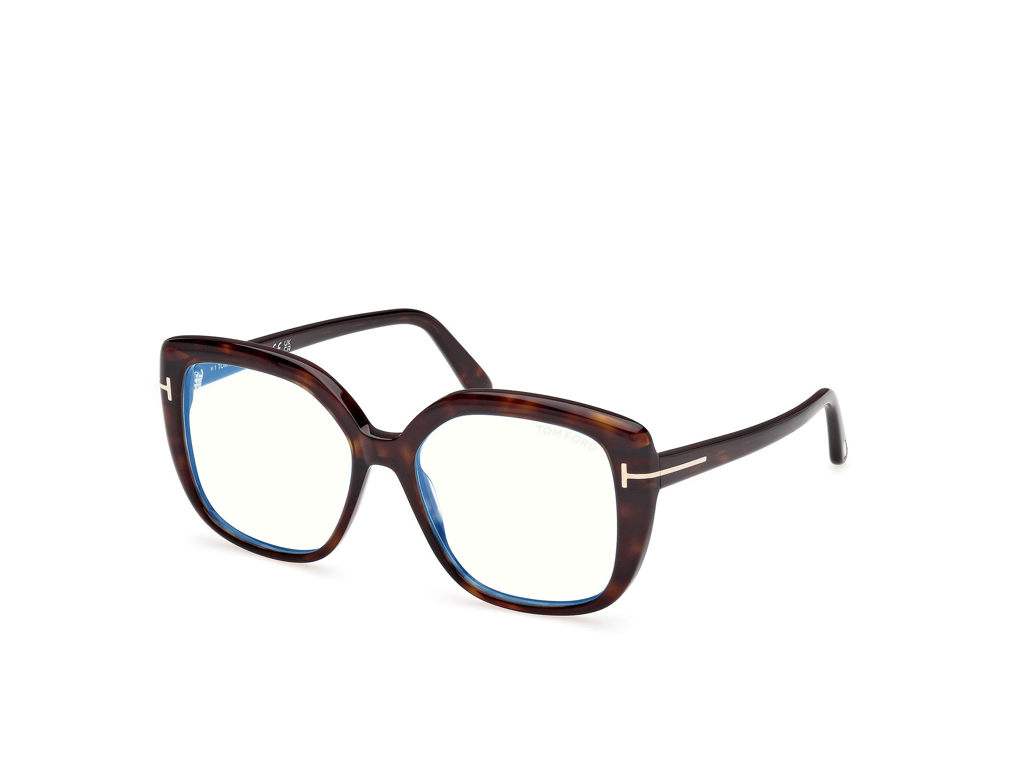 0889214578419 - TOM FORD Damen TOM FORD FT6043-B 052 Optische Fassungen Acetat Havanna  Quadratisch Normal