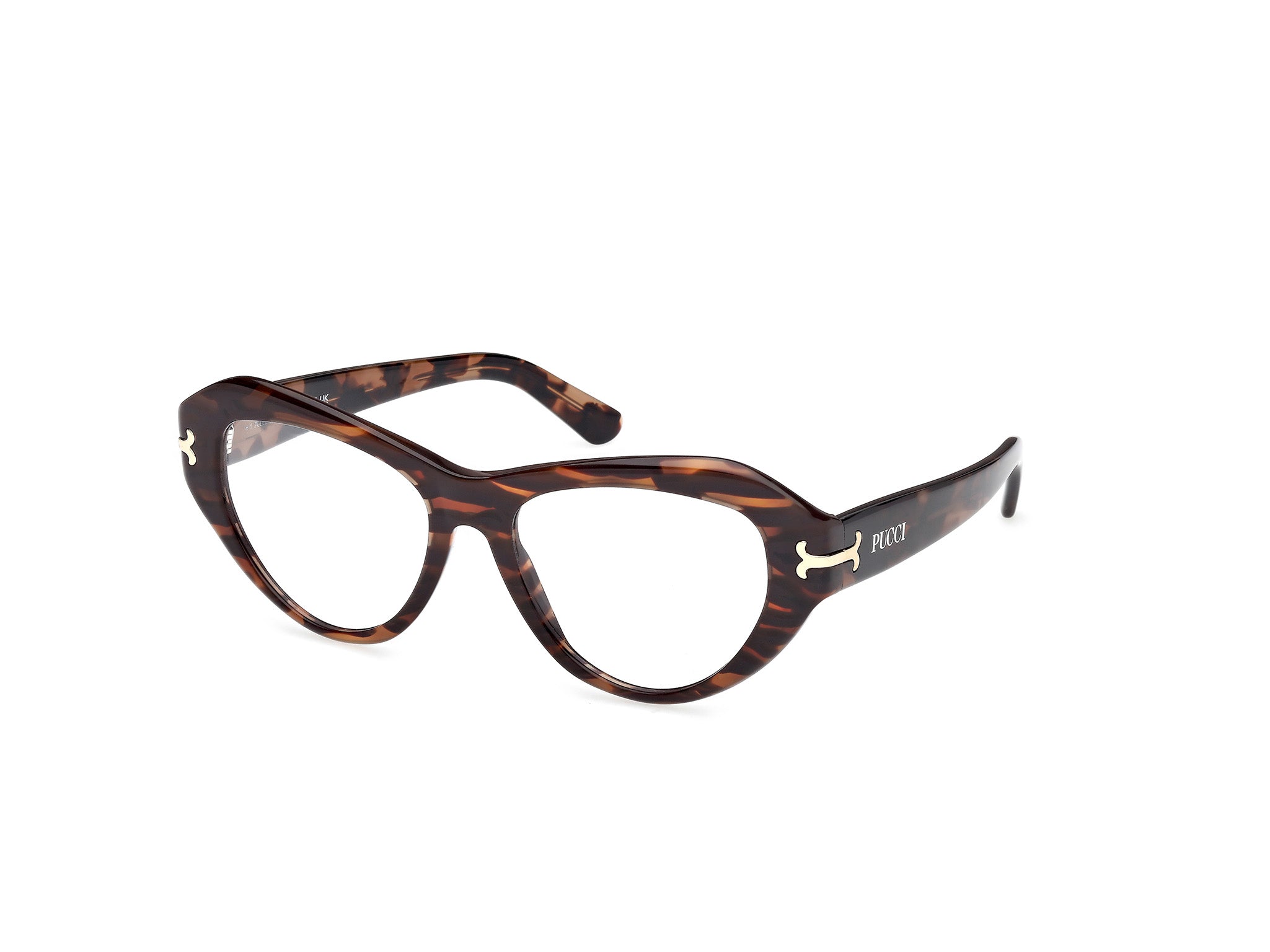 0889214585622 - Emilio Pucci Damen EP5263 056 Rahmen von BRILLEN Acetat Havanna  Cat Eye Normal