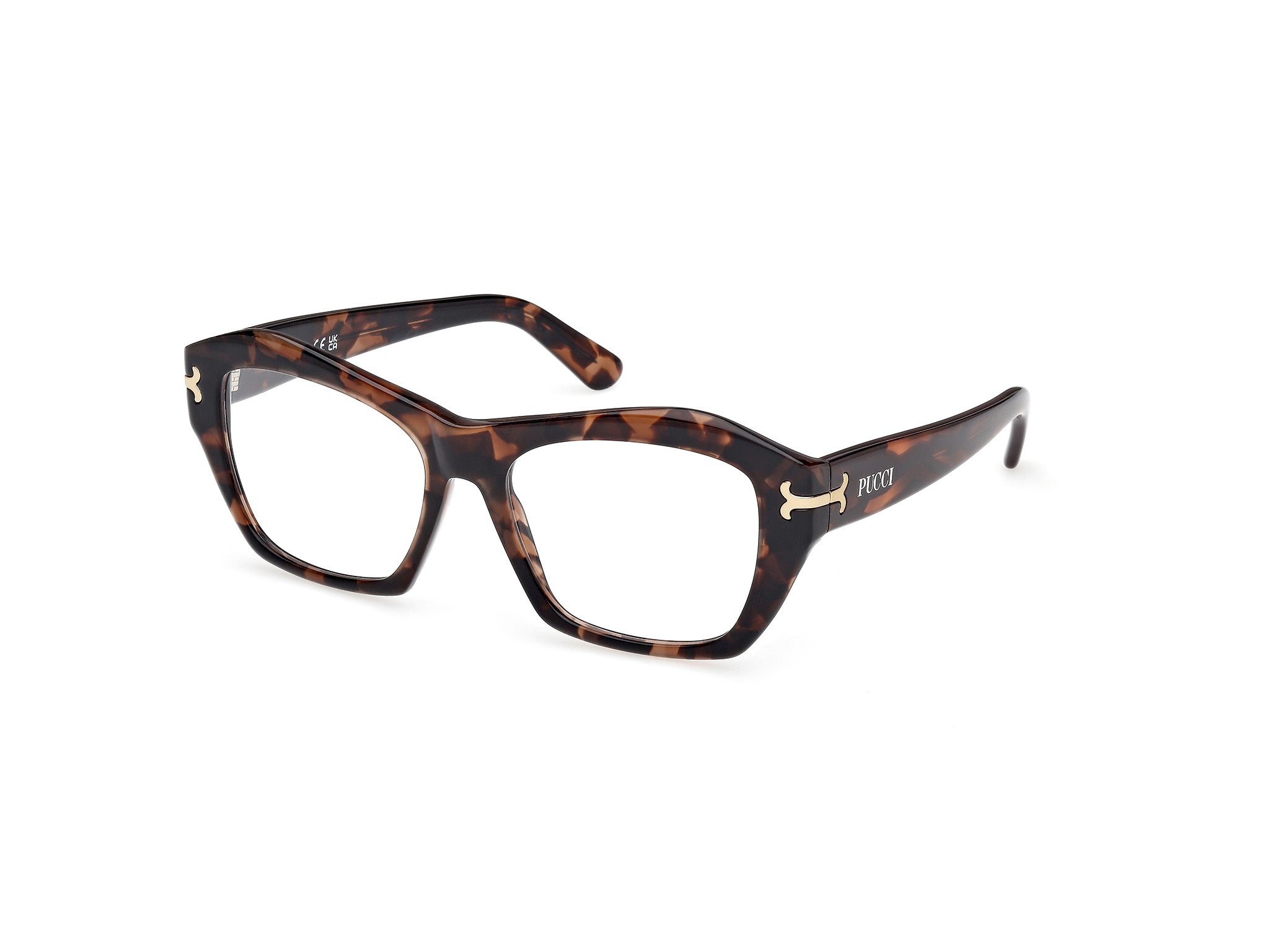 0889214585660 - Emilio Pucci Damen EP5264 055 Rahmen von BRILLEN Acetat Havanna  Geometrisch Normal