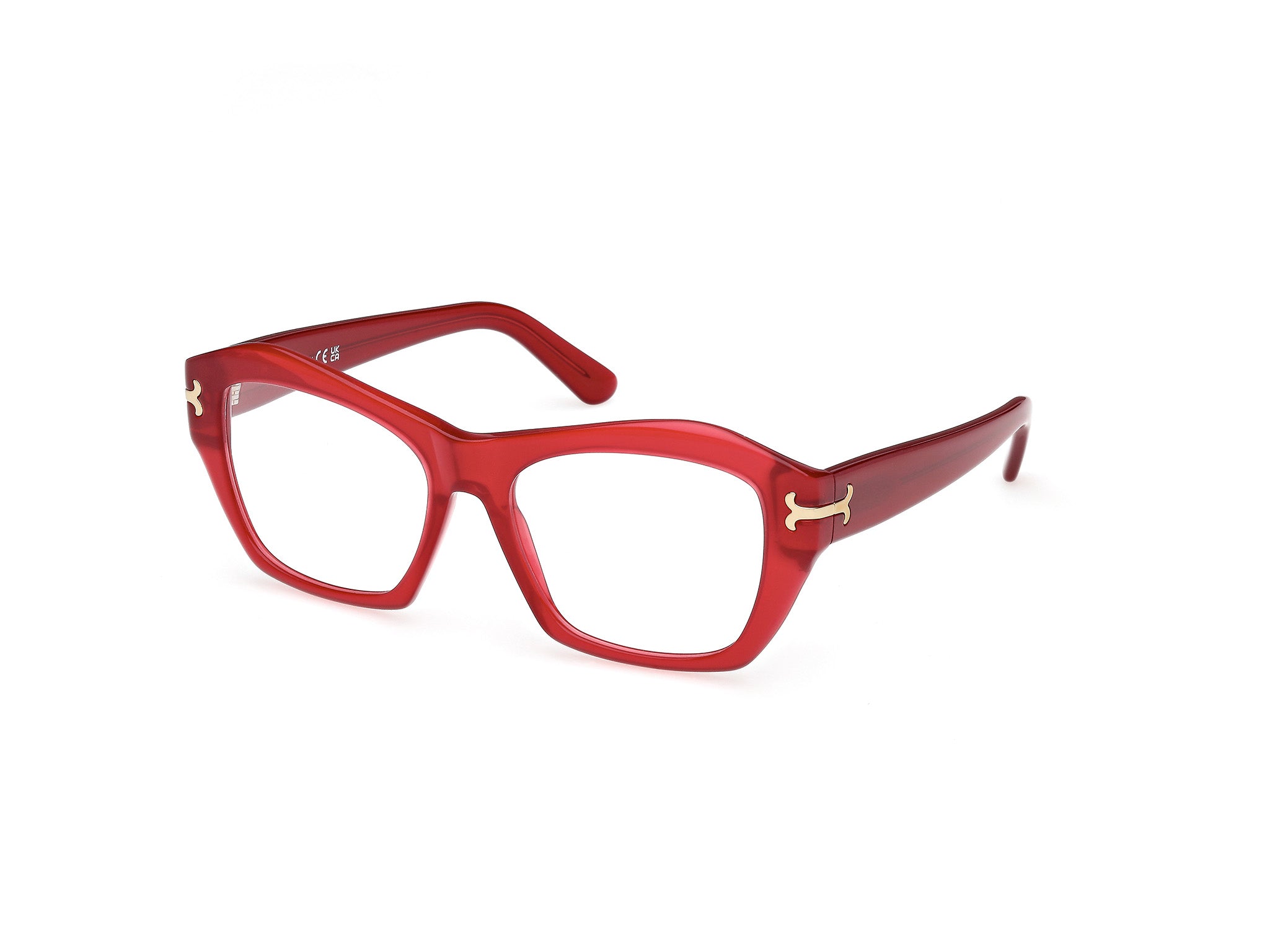 0889214585677 - Emilio Pucci Damen EP5264 066 Rahmen von BRILLEN Acetat Rot  Geometrisch Normal