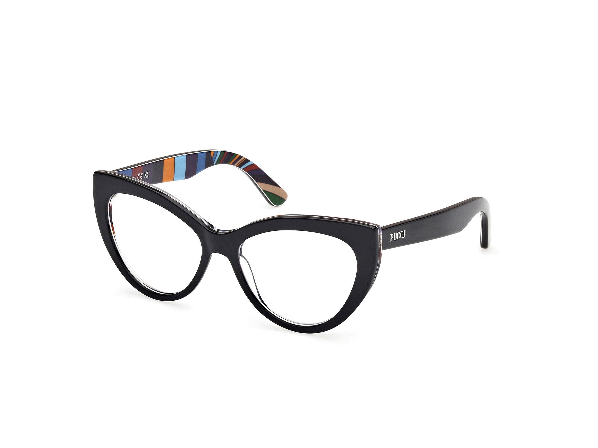 0889214585721 - Emilio Pucci Damen EP5266 004 Rahmen von BRILLEN Acetat Schwarz Cat Eye Normal 0889214585721 - Emilio Pucci Damen EP5266 004 Rahmen von BRILLEN Acetat Schwarz Cat Eye Normal