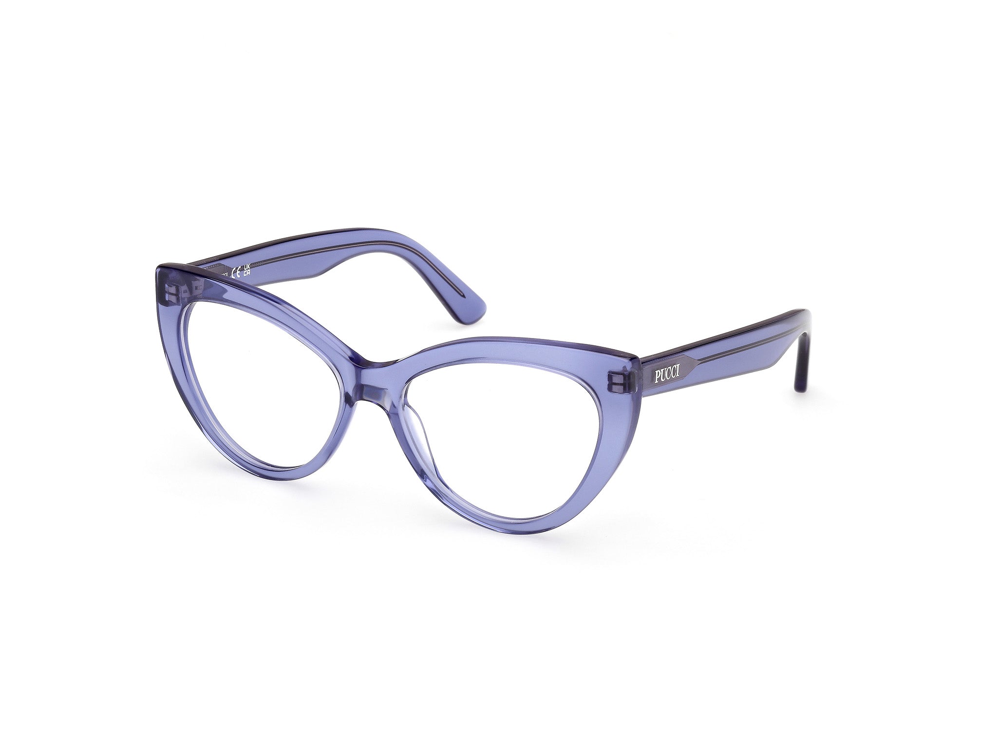 0889214585752 - Emilio Pucci Damen EP5266 090 Rahmen von BRILLEN Acetat Blau  Cat Eye Normal