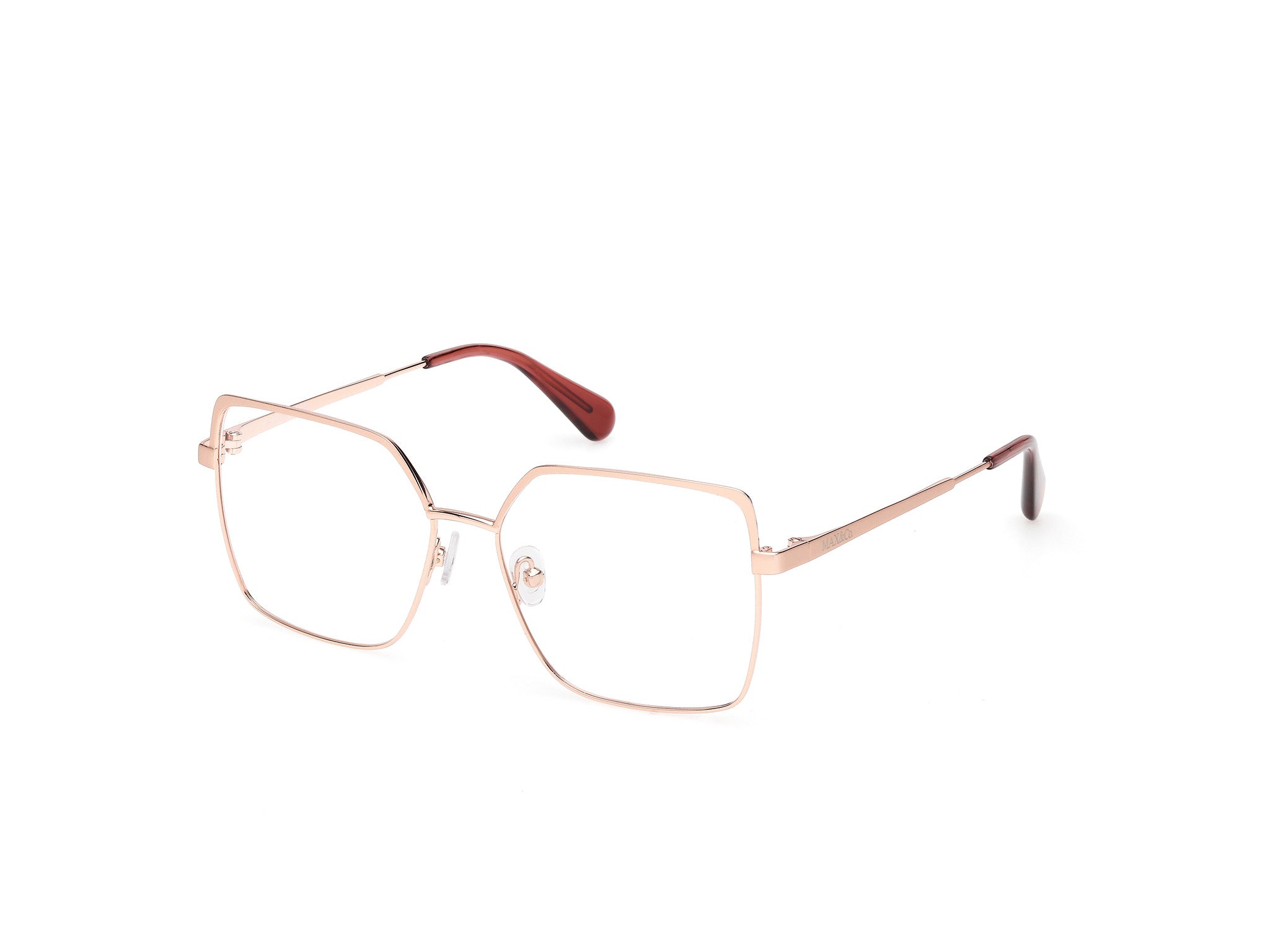0889214595898 - Damen MO5097 33A Rahmen von BRILLEN Metall Gold Rauch Geometrisch Normal
