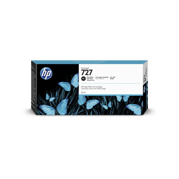 0889296103332 - Hewlett Packard - hp 727 300-ml Photo Black DesignJet Ink Cartridge Druckerpatrone 1 Stück(e) Original