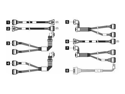 0889488642410 - LENOVO ISG ThinkSystem SR650 Cable Kit