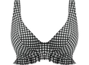 0889501446520 - High Apex Bikini-Oberteil Multioptions-Träger Rüschen für Damen schwarz 70E