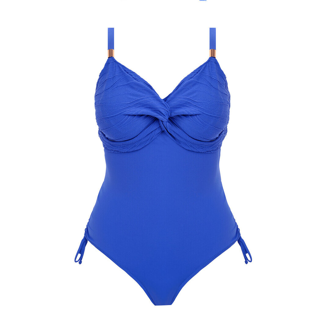 0889501891351 - Badeanzug twist Damen Beach Waves Ultramarine 0889501891351 - Badeanzug twist Damen Beach Waves Ultramarine
