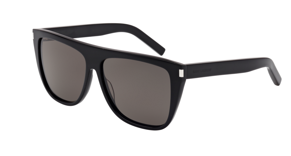 0889652007144 - Unisex SL 1 002 Gläser SONNENBRILLEN Acetat Schwarz Rauch Oversize Normal