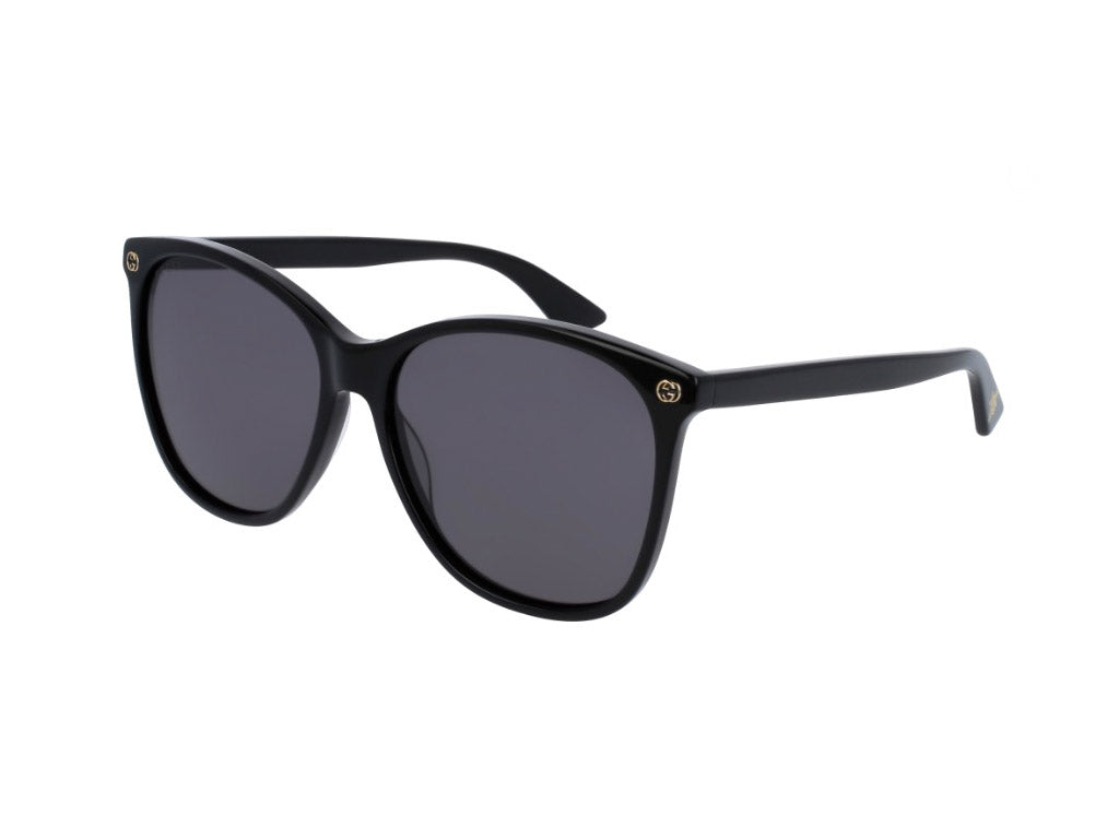 0889652048246 - Damen GG0024S 001 Gläser SONNENBRILLEN Plastik Schwarz Grigio Hocken Normal 0889652048246 - Damen GG0024S 001 Gläser SONNENBRILLEN Plastik Schwarz Grigio Hocken Normal