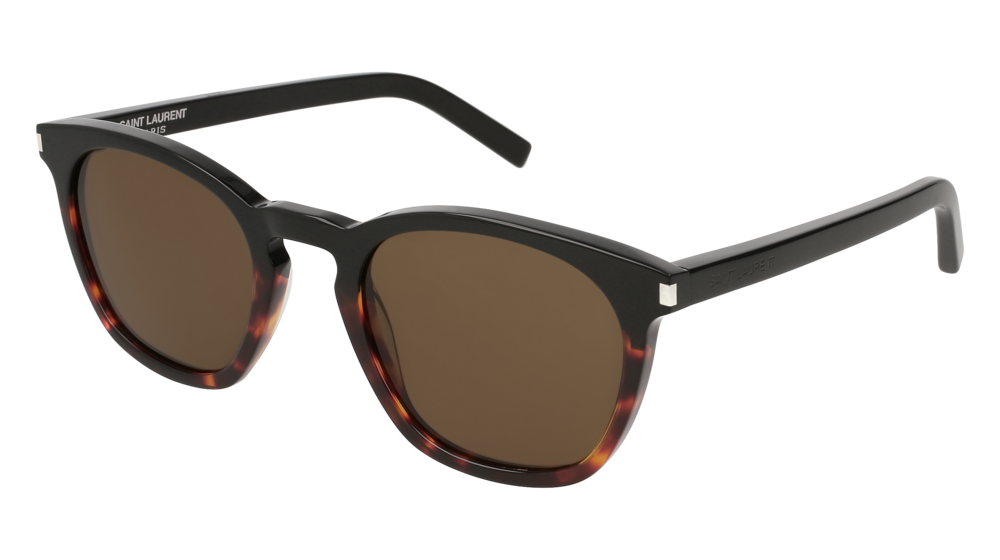 0889652101477 - Unisex SL 28 025 Gläser SONNENBRILLEN Acetat Schwarz Braun Quadratisch Normal