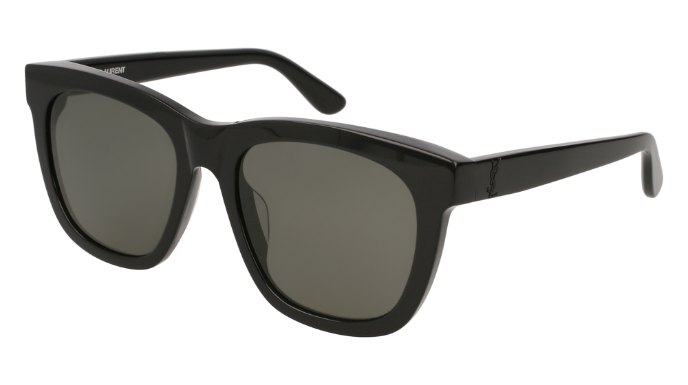 0889652115023 - Unisex SL M24 K 001 Gläser SONNENBRILLEN Acetat Schwarz Grau Quadratisch Normal