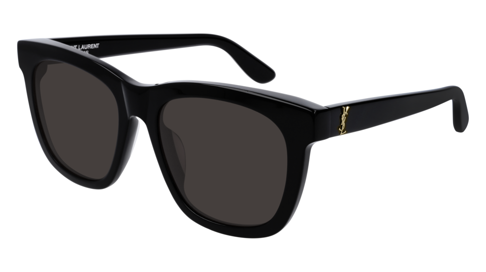 0889652185132 - Unisex SL M24 K 005 Gläser SONNENBRILLEN Acetat Schwarz Schwarz Quadratisch Normal