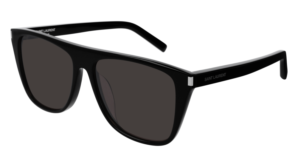 0889652192208 - Unisex SL 1 F 001 Gläser SONNENBRILLEN Acetat Schwarz Schwarz Quadratisch Normal