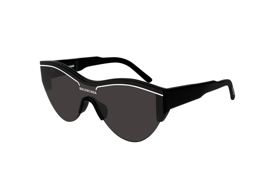 0889652205793 - Damen BB0004S 001 Gläser SONNENBRILLEN Acetat Schwarz Grau Cat Eye Normal