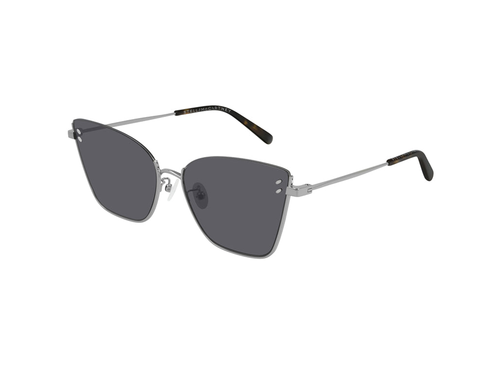 0889652207520 - Stella McCartney Damen SC0182S 002 Gläser SONNENBRILLEN Steckdose Metall Silber Grau Quadratisch Normal