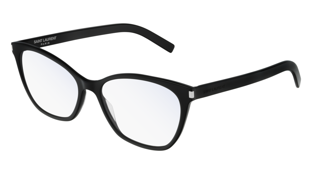 0889652213675 - Frau SL 287 Slim 001 Rahmen von BRILLEN Acetat Schwarz  Katzenauge