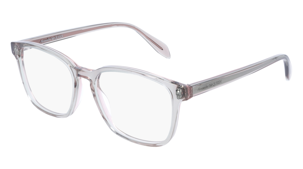 0889652253855 - Alexander McQueen Herren AM0244O 003 Rahmen von BRILLEN Acetat Transparent  Quadratisch