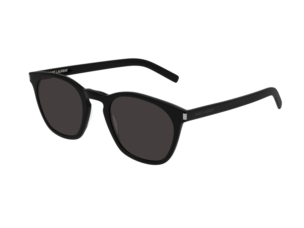 0889652263380 - Unisex SL 28 SLIM 001 Gläser SONNENBRILLEN Acetat Schwarz Schwarz Quadratisch Normal