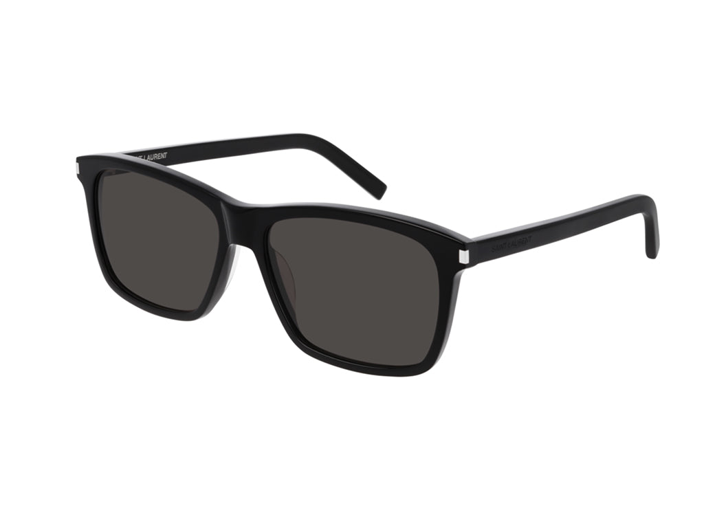 0889652275376 - Herren SL 339 001 Gläser SONNENBRILLEN Acetat Schwarz Schwarz Quadratisch Normal