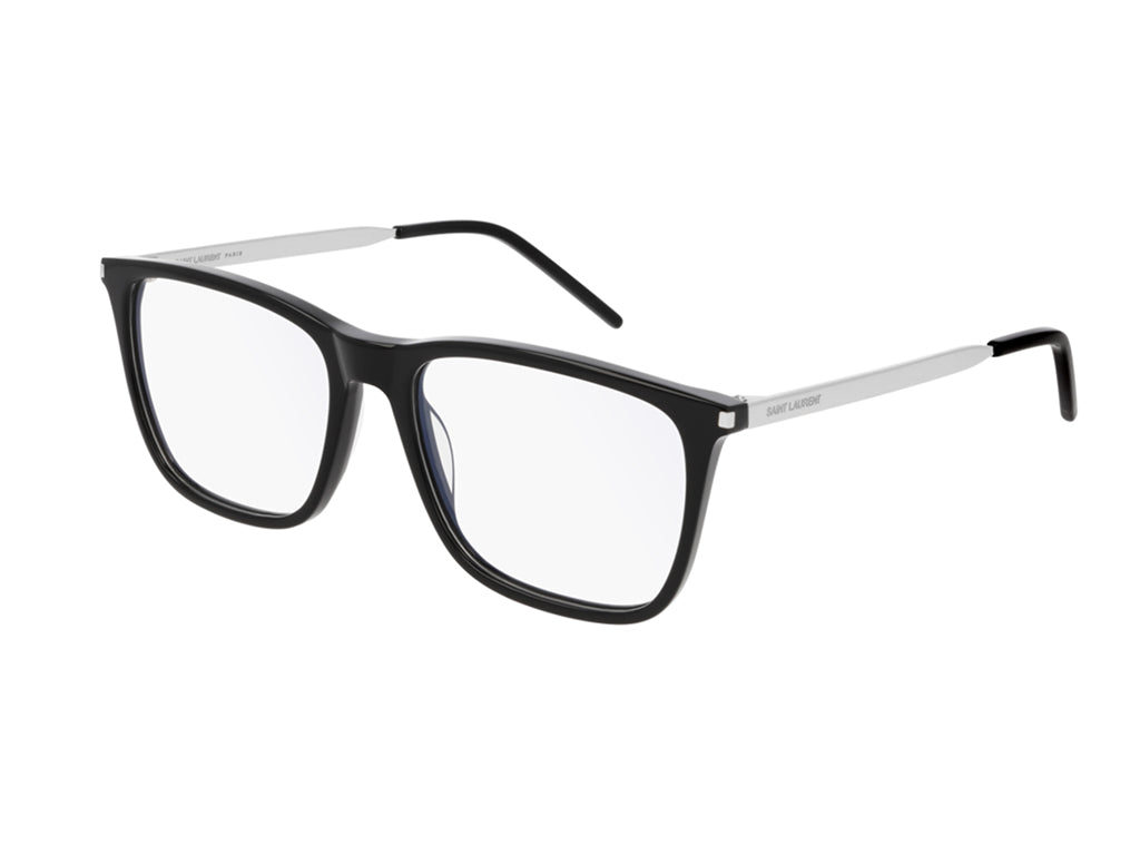 0889652275932 - Herren SL 345 001 Rahmen von BRILLEN Acetat Schwarz  Quadratisch