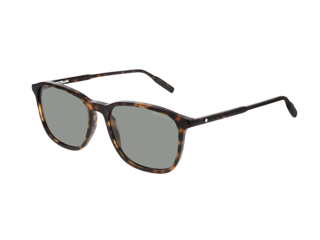 0889652279428 - Herren MB0082S 002 Gläser SONNENBRILLEN Acetat Havanna Grün Quadratisch Normal