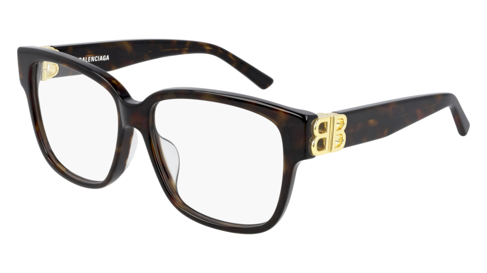 0889652300368 - Damen BB0104O 002 Rahmen von BRILLEN Acetat Havanna Transparent Quadratisch