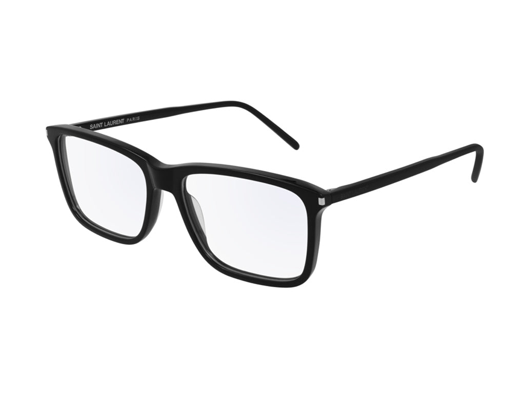 0889652338873 - Herren SL 454 001 Rahmen von BRILLEN Acetat Schwarz  Quadratisch