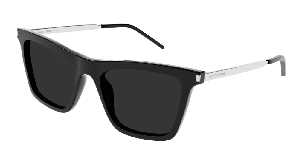 0889652376905 - Damen SL 511 001 Gläser SONNENBRILLEN Acetat Schwarz Schwarz Quadratisch Normal