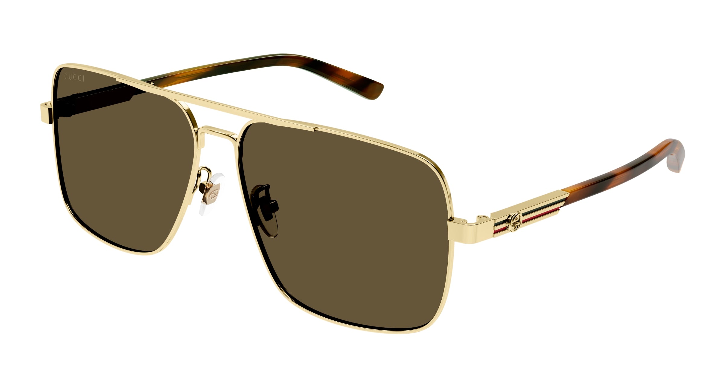0889652413815 - Herren GG1289S 002 Sonnenbrillen Metall Gold Braun Pilot 0889652413815 - Herren GG1289S 002 Sonnenbrillen Metall Gold Braun Pilot