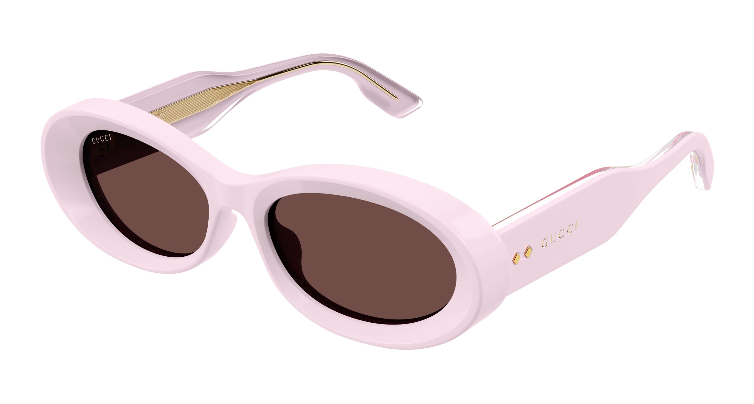 0889652467139 - Frau GG1527S 003 Gläser SONNENBRILLEN Acetat Rose Braun Kreisel