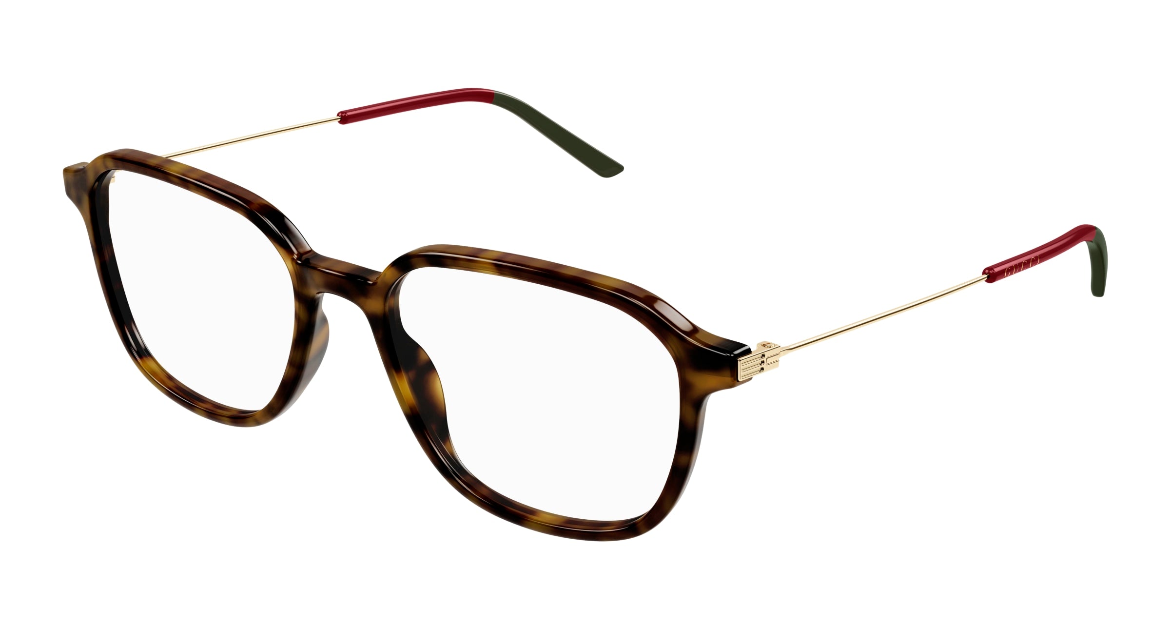 0889652469799 - Herren GG1576O 002 Rahmen von BRILLEN Acetat Havanna Transparent Quadratisch