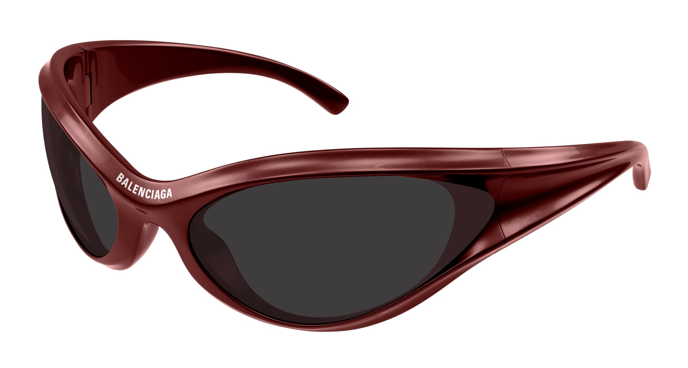 0889652471051 - Unisex BB0317S 002 Gläser SONNENBRILLEN Bio-Injekt Bordeaux Grau Geometrisch