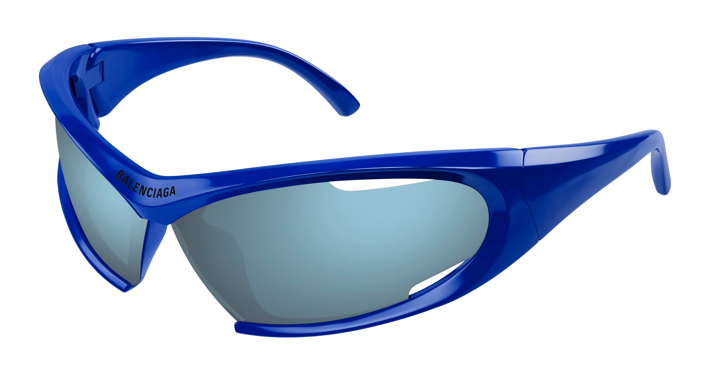 0889652471099 - Unisex BB0318S 002 Gläser SONNENBRILLEN Bio-Injekt Blau Blau Geometrisch