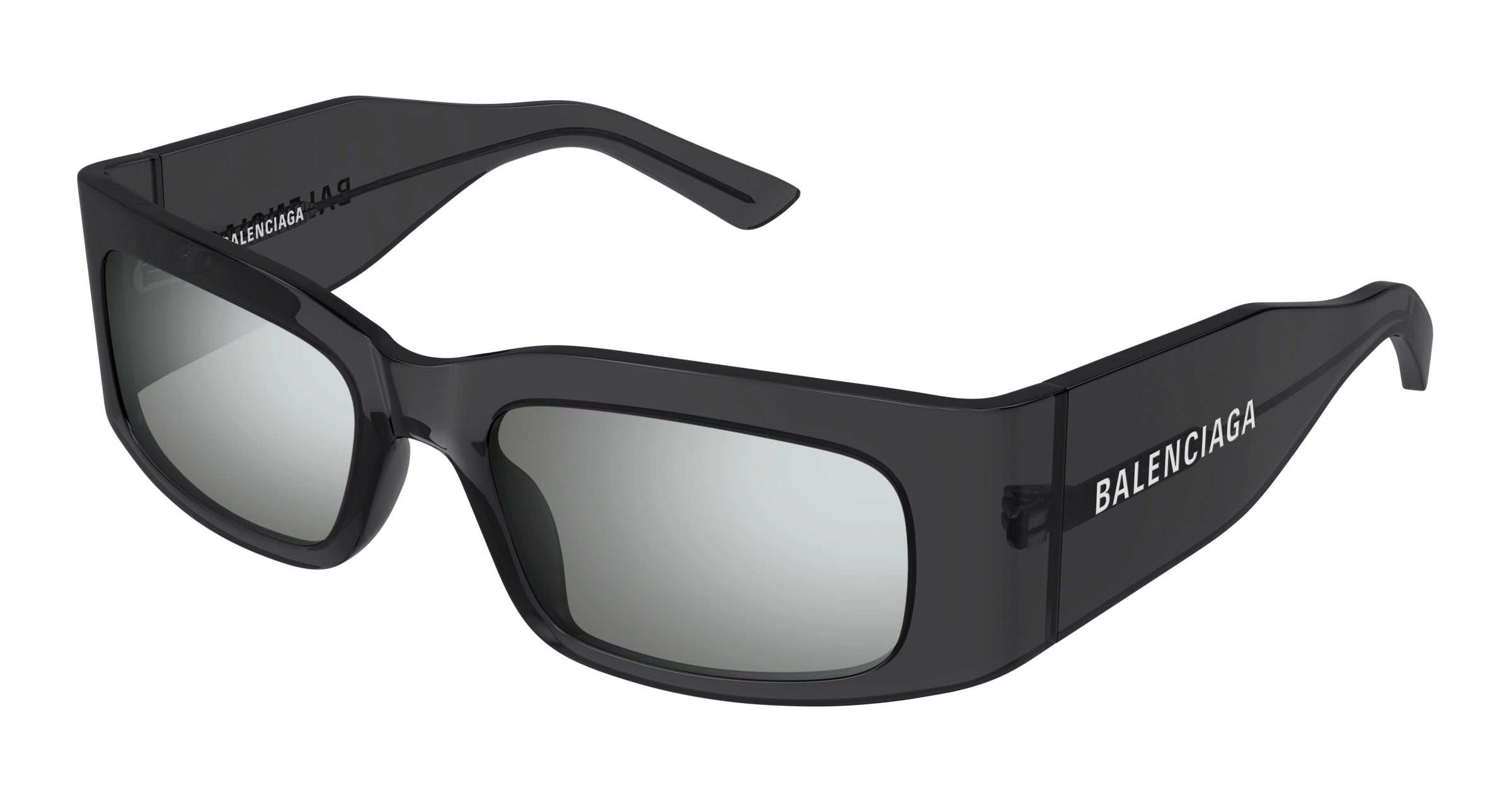 0889652471884 - Unisex BB0328S 003 Gläser SONNENBRILLEN Acetat Grau Silber Quadratisch