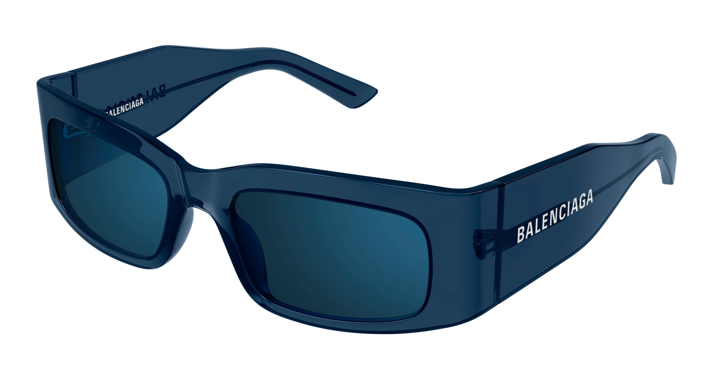 0889652471907 - Unisex BB0328S 004 Gläser SONNENBRILLEN Acetat Blau Blau Hocken