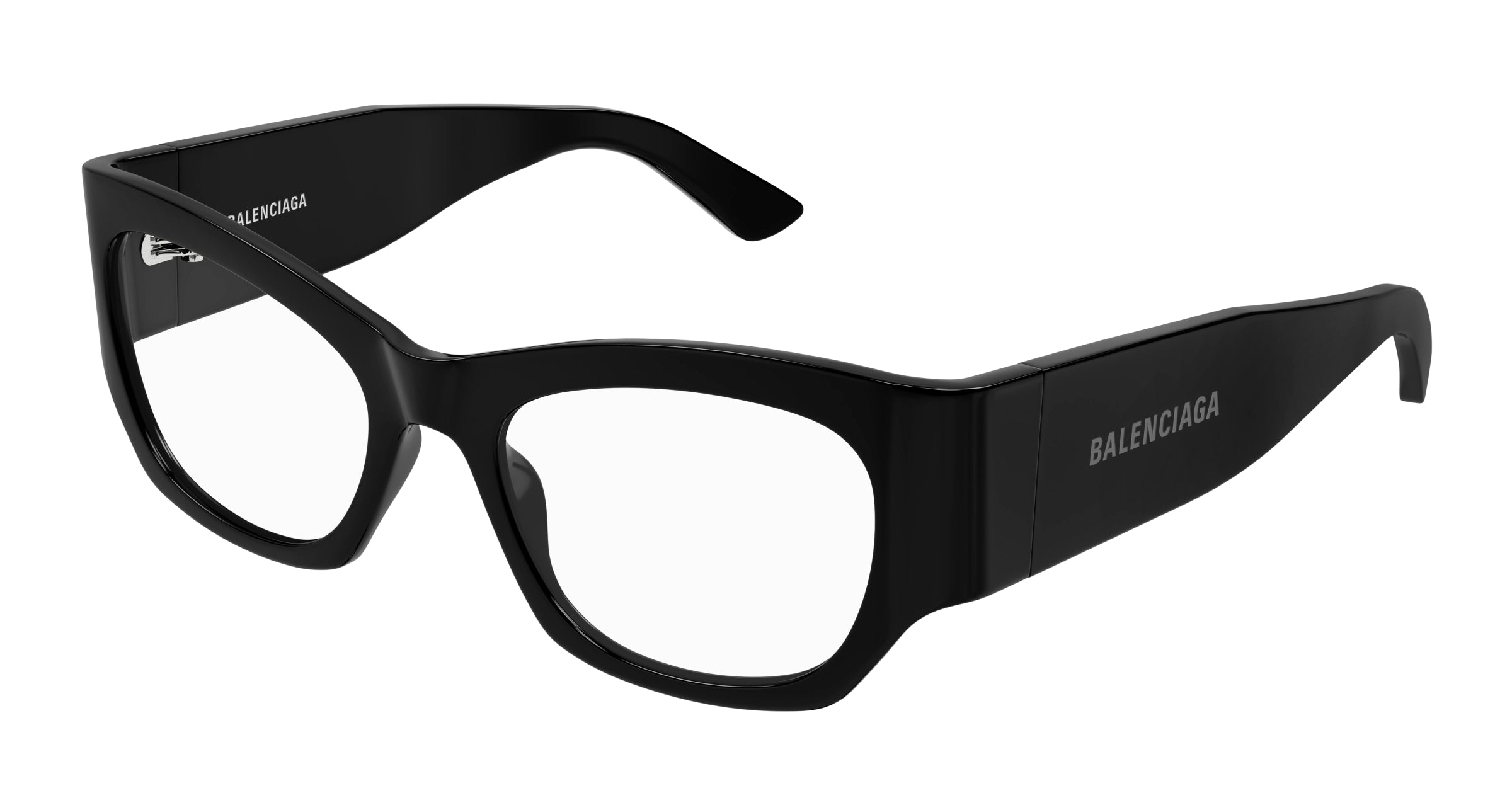 0889652472072 - Frau BB0333O 001 Rahmen von BRILLEN Acetat Schwarz Transparent Katzenauge