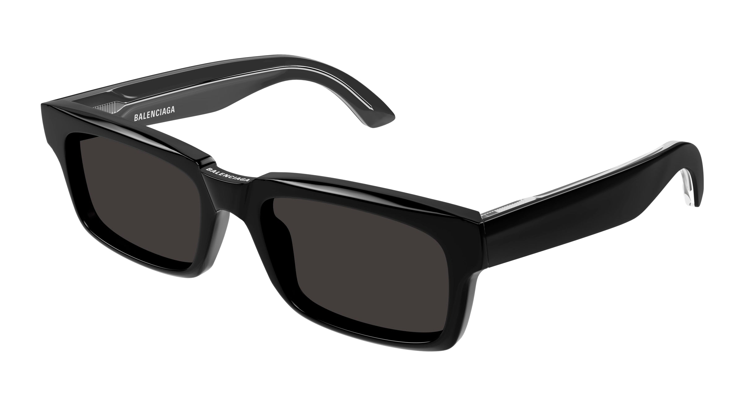 0889652474359 - Herren BB0345S 001 Gläser SONNENBRILLEN Acetat Schwarz Grau Quadratisch