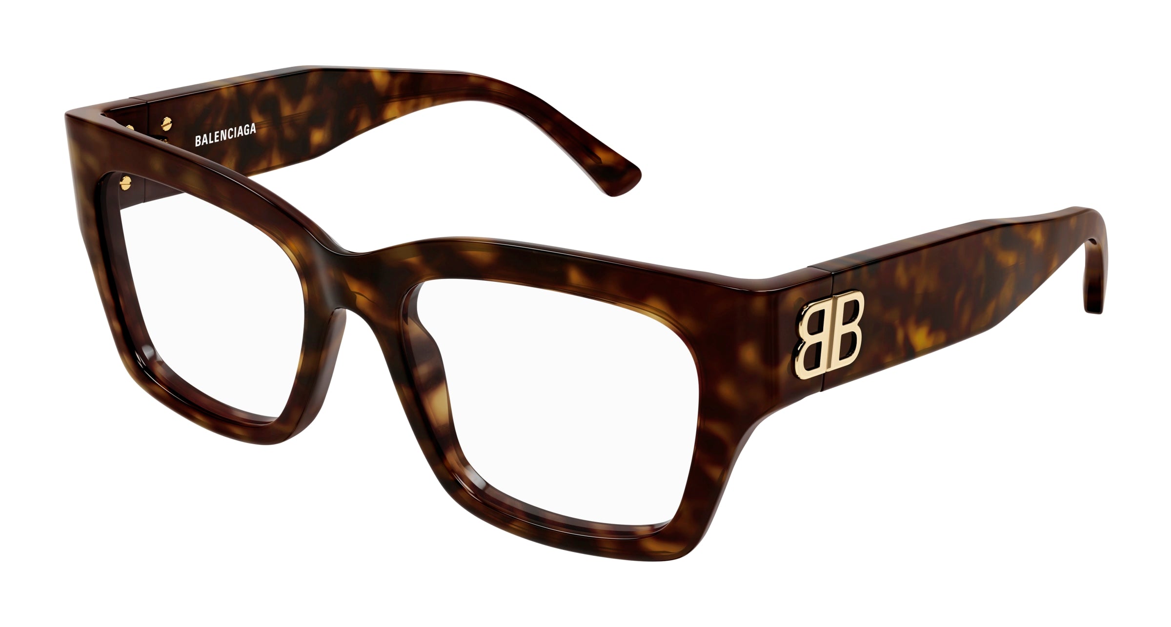 0889652474861 - Damen BB0325O 007 Rahmen von BRILLEN Acetat Havanna Transparent Quadratisch