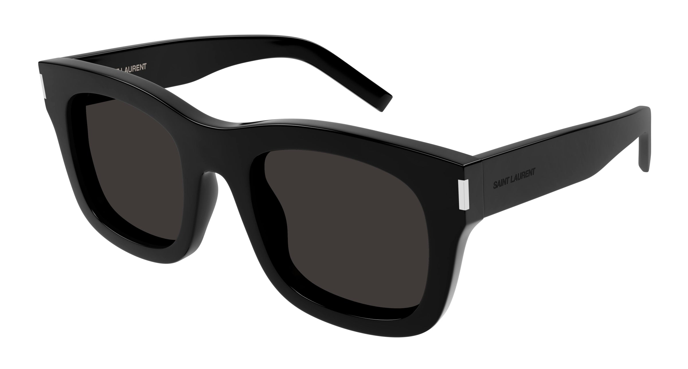 0889652475042 - Damen SL 650 MONCEAU 001 Gläser SONNENBRILLEN Acetat Schwarz Schwarz Quadratisch