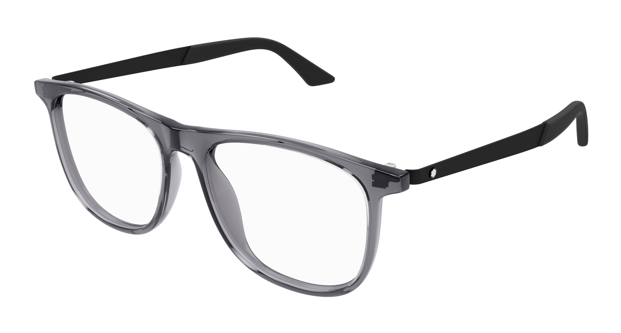 0889652477541 - Herren MB0332O 002 Rahmen von BRILLEN Acetat Grau Transparent Quadratisch